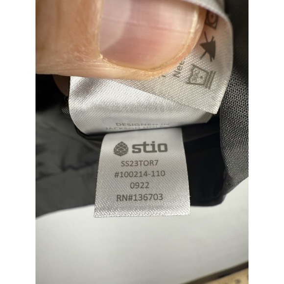 Stio Lupine Jacket Womens Medium Hooded Waterproof Windproof Canyon Rock EUC - Picture 5 of 8